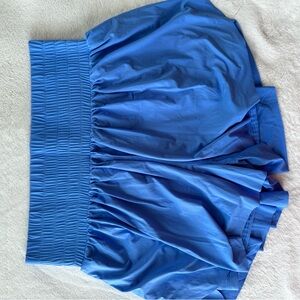 Blue High-Waisted Women’s Shorts